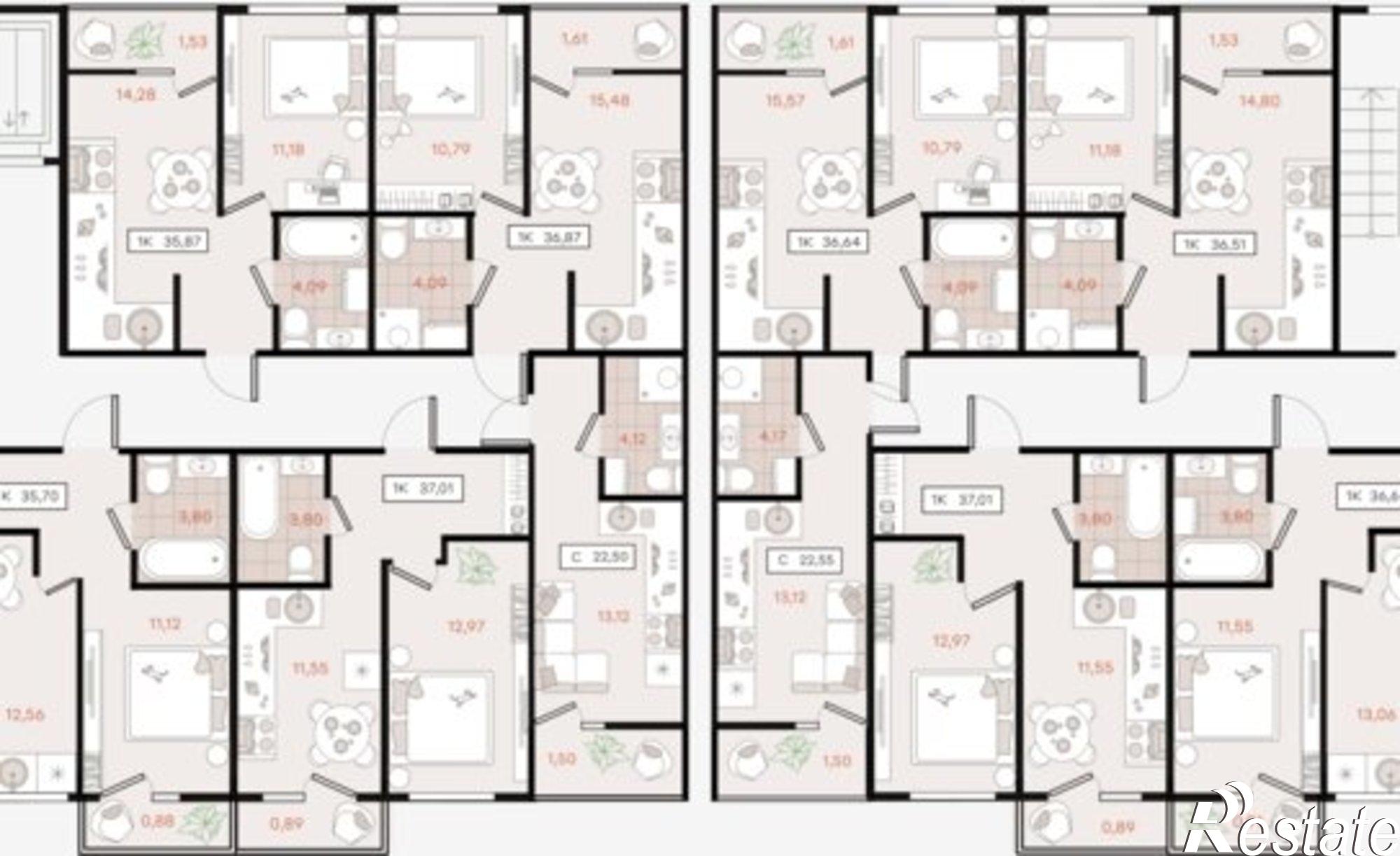 Купить квартиру за 9 198 750 рублей на Динской район, Южно-Кубанское сельское поселение, посёлок Южный, коттедж