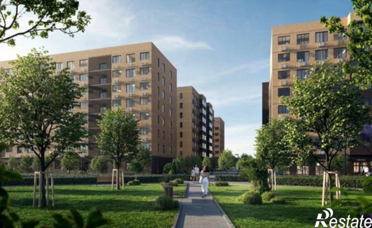 2-комн квартира в новом доме Динской район, Южно-Кубанское сельское поселение, посёлок Южный, коттедж