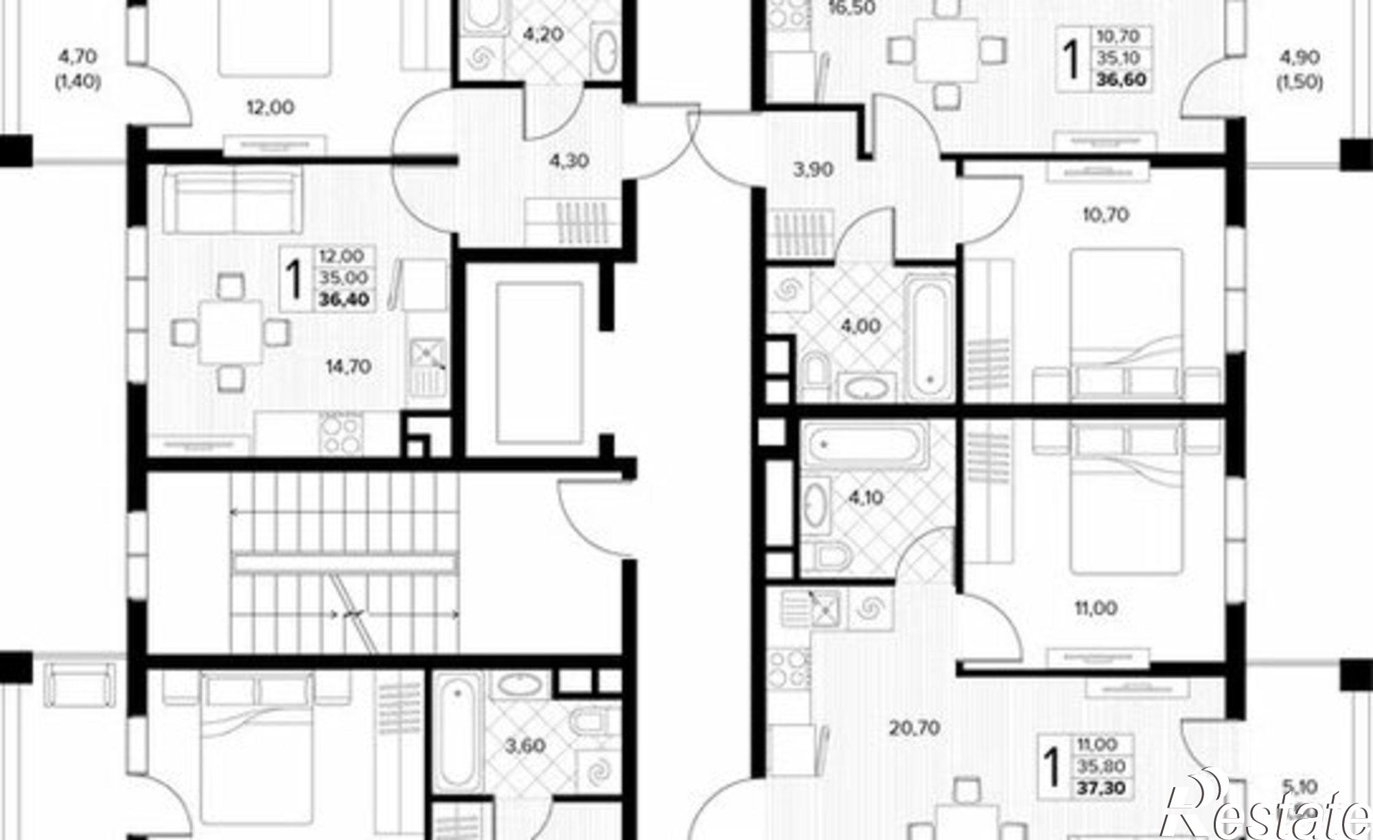 Купить квартиру за 11 257 200 рублей на Мирная улица, 11 к5