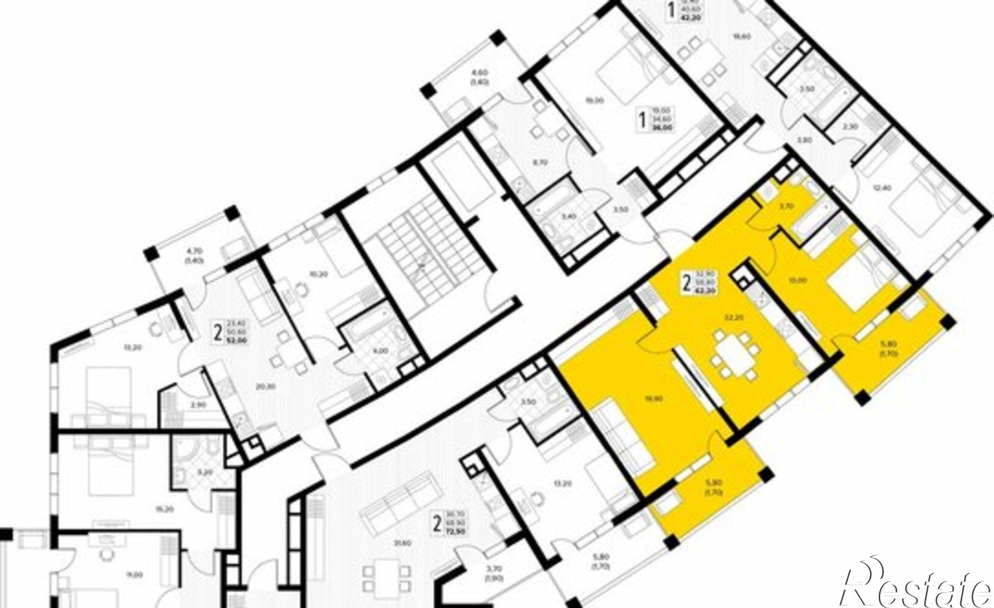 Купить квартиру за 14 523 700 рублей на муниципальный округ Анапа, село Сукко, Мирная улица, 11к1