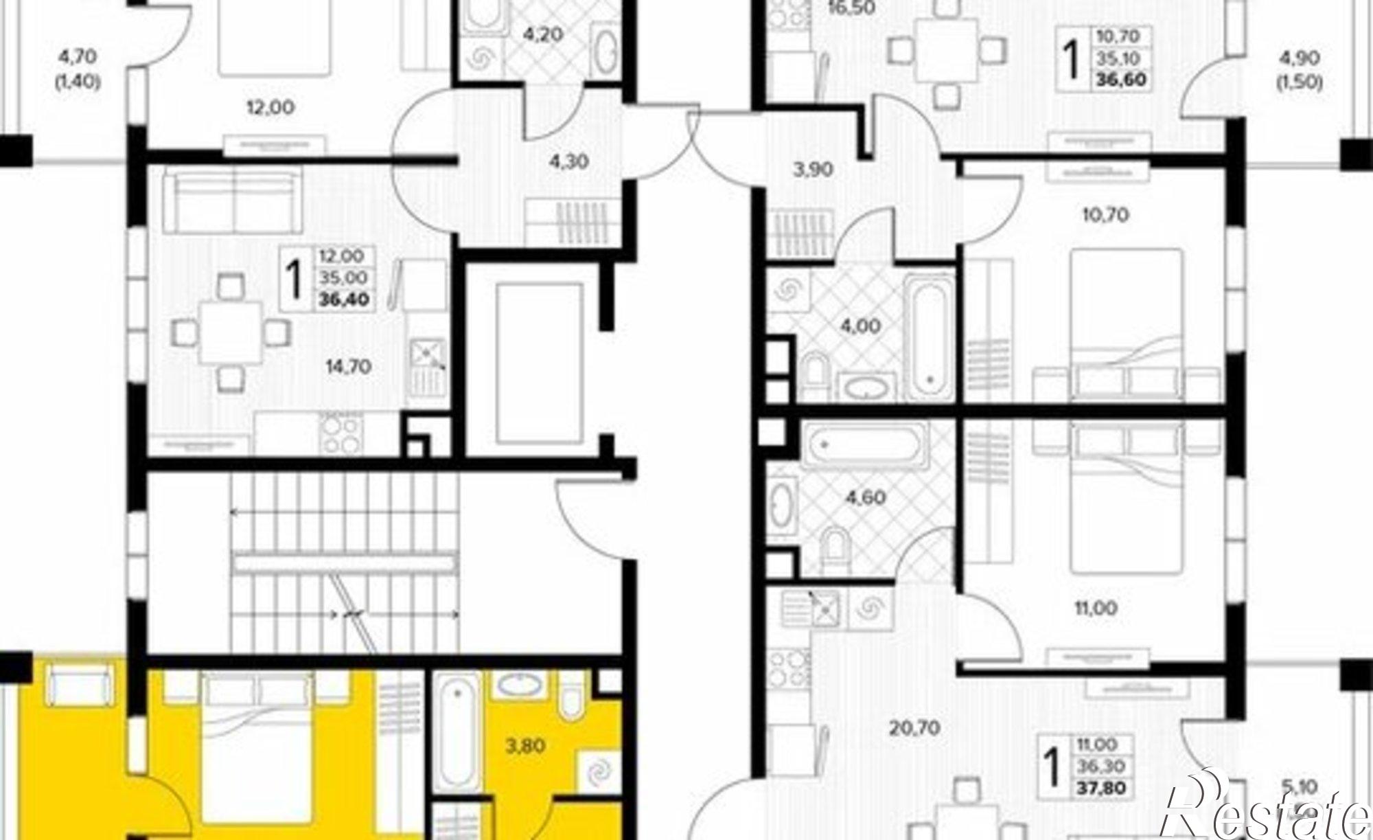 Купить квартиру за 10 846 300 рублей на муниципальный округ Анапа, село Сукко, Мирная улица, 11к1