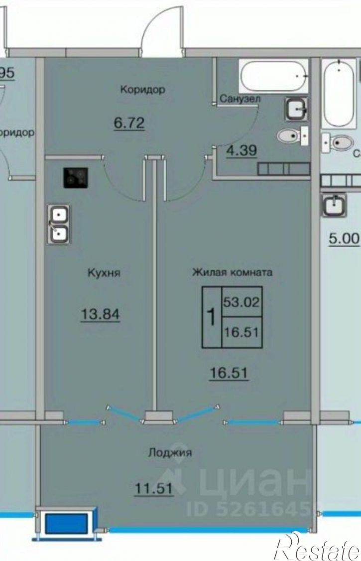 2-комн квартира Анапский р-н, Анапа, Ленина ул, 202к2