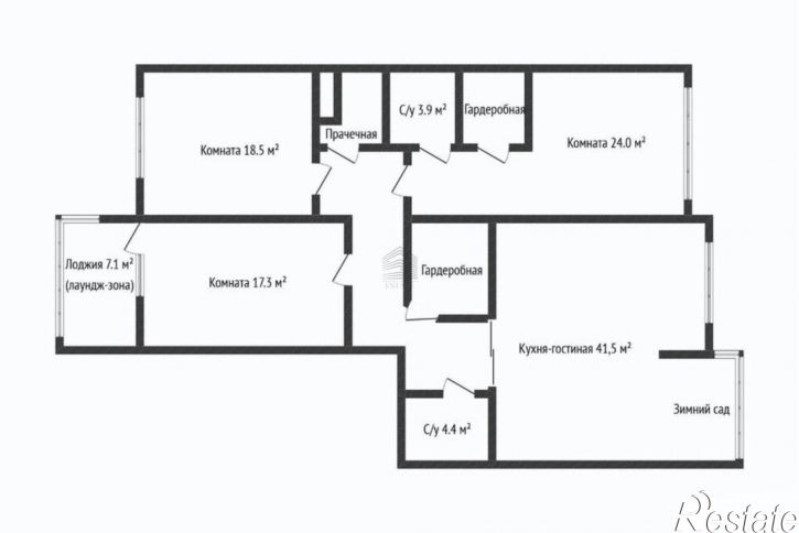 3-комн квартира Дальняя улица,8к1