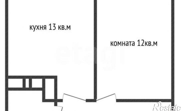 1-комн квартира ул 50 лет Октября, 38/1,  д. 38/1