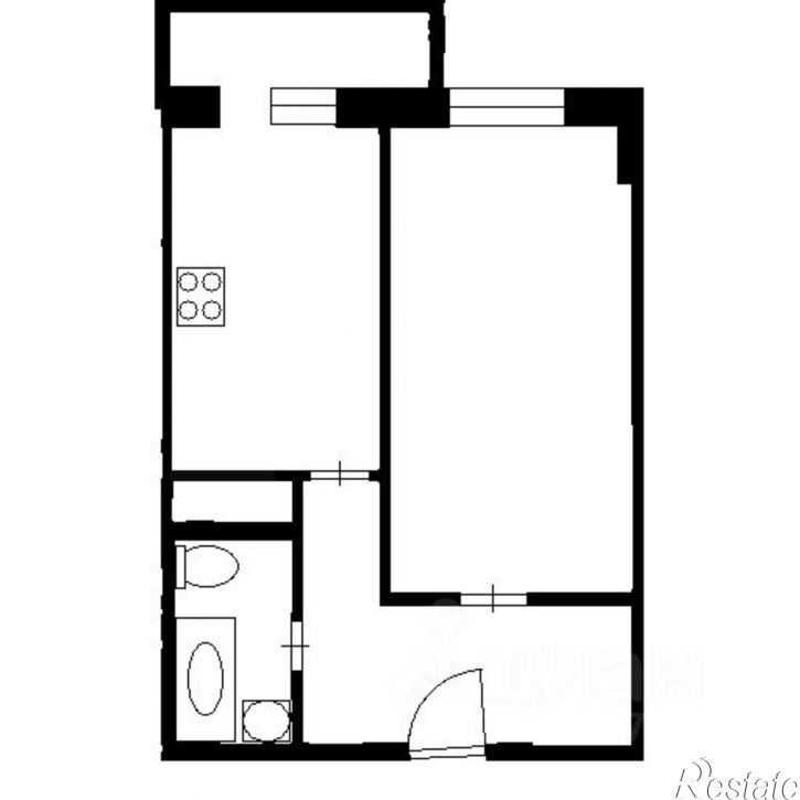 1-комн квартира