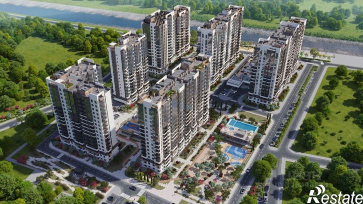 1-комн квартира в новом доме Сочи, улица Искры