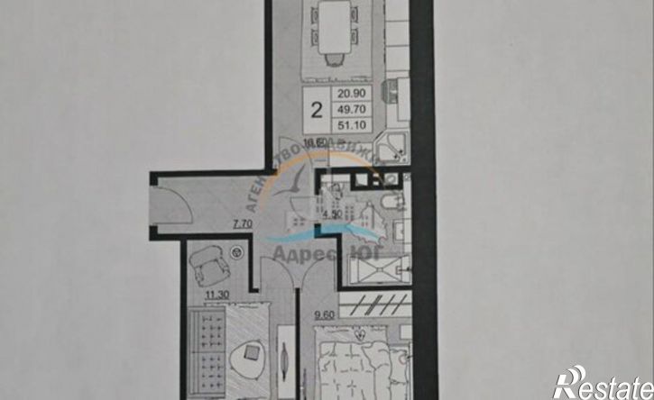 2-комн квартира Анапа, Межсанаторный проезд, 20/1