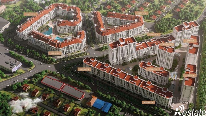 3-комн квартира в новом доме Новороссийск, Шоссейная улица