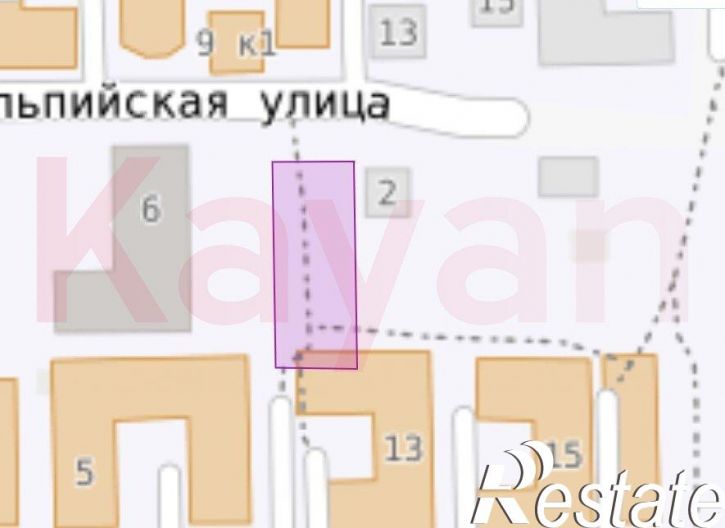 Земельный участок Альпийская ул.